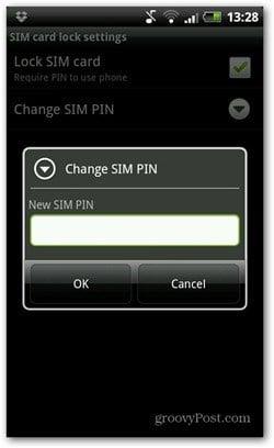 Android: de SIM-pincode uitschakelen of wijzigen?