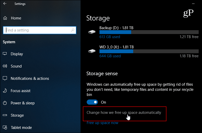 Maak automatisch OneDrive-bestanden on-demand alleen online in Windows 10