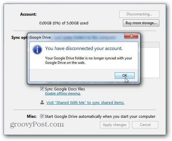 Cómo desinstalar Google Drive completamente desde Windows