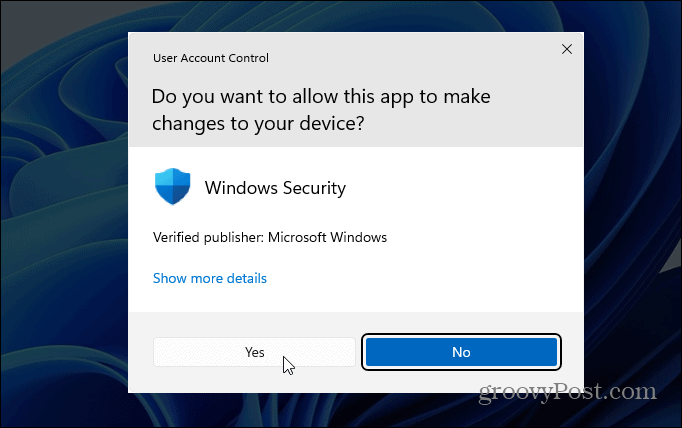 So deaktivieren Sie die Benutzerkontensteuerung (UAC) unter Windows 11