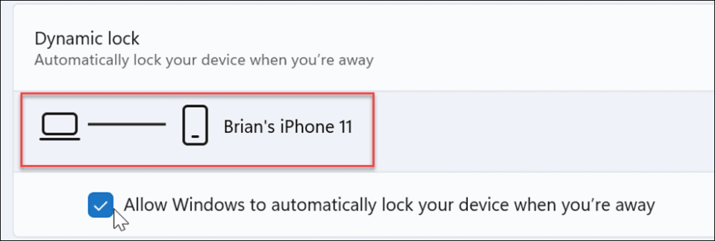 Cách sử dụng Dynamic Lock trên Windows 11