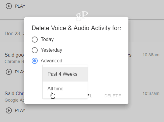 Cum să ștergeți Istoricul activității dvs. Google Voice