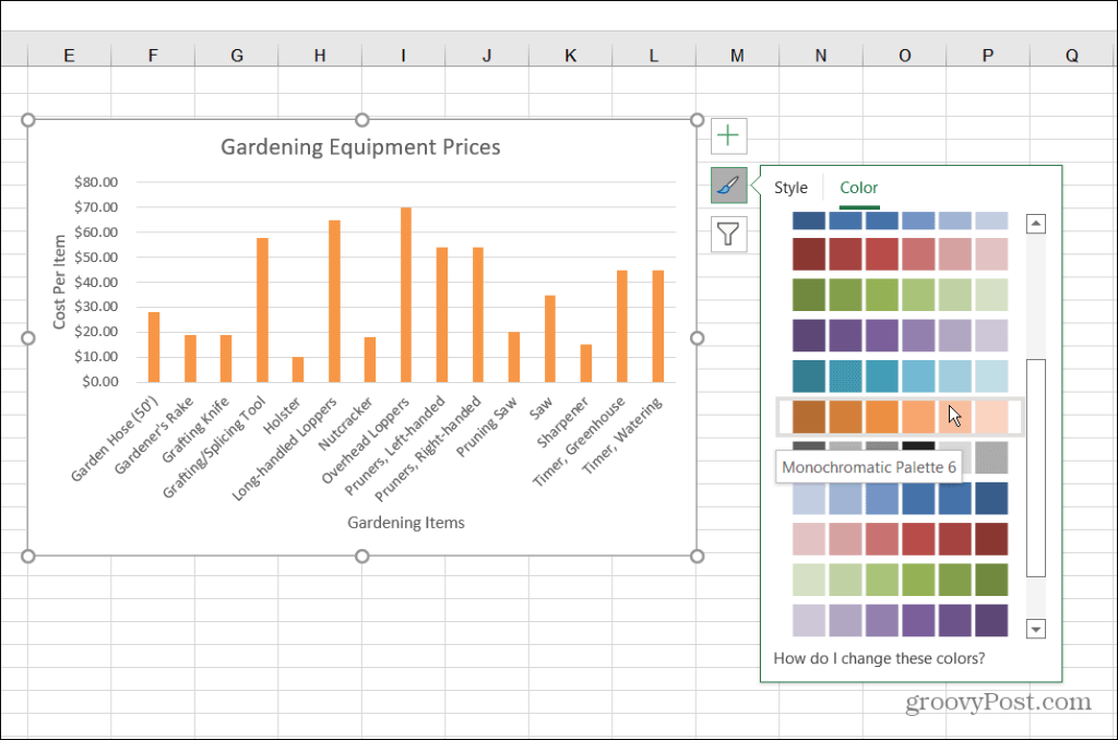 Cum se face un grafic cu bare în Excel