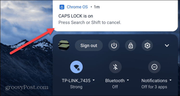 Chromebook에서 Caps Lock을 켜거나 끄는 방법