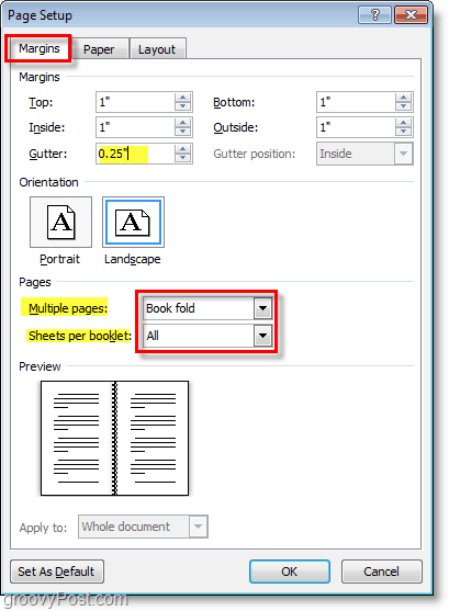 كيفية إنشاء كتيبات باستخدام Microsoft Word 2010