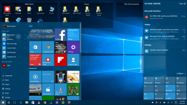 Windows 8.1'i Windows 10'a Yükseltme