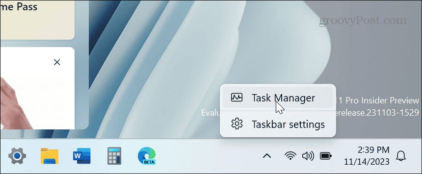 Cara Membuka Task Manager di Windows 11