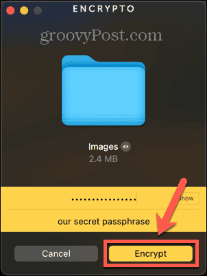 如何在 Mac 上使用密碼保護資料夾