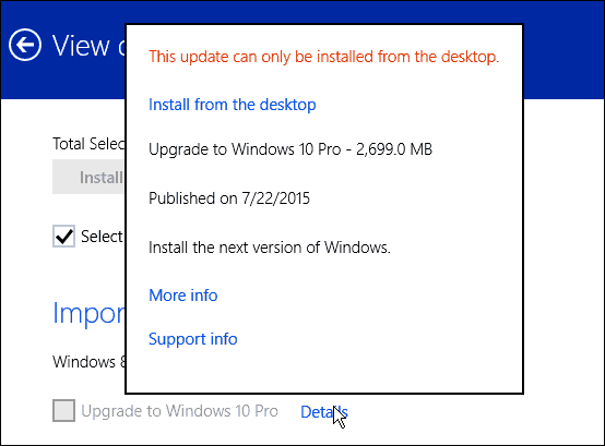 Windows 8.1'i Windows 10'a Yükseltme