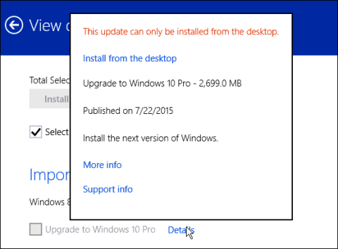 Comment mettre à niveau Windows 8.1 vers Windows 10