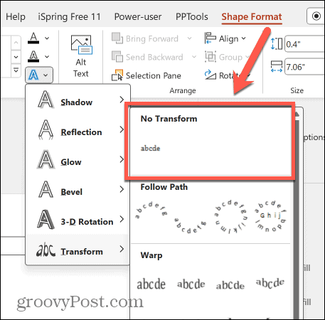 Cara Membuat Kurva Teks di PowerPoint