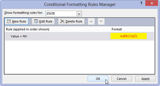 Comment créer une mise en forme conditionnelle dans Access 2013