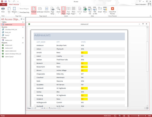 Come creare la formattazione condizionale in Access 2013