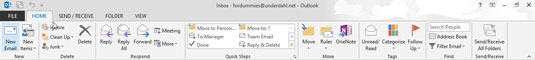 Come personalizzare la barra multifunzione di Outlook 2013