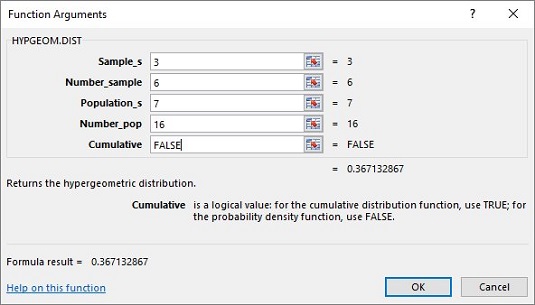 Utilizzo della distribuzione ipergeometrica per lanalisi statistica con Excel