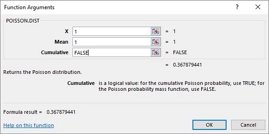 Come utilizzare la funzione POISSON.DIST di Excel