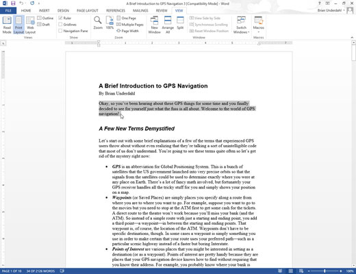 Come regolare i margini del paragrafo sinistro e destro in Word