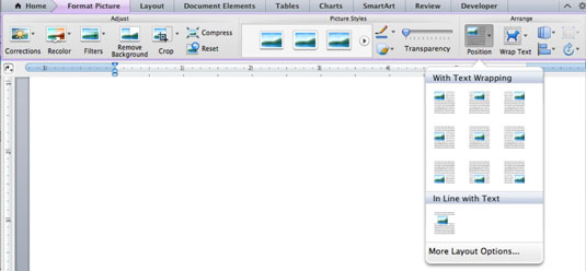 Posizionare e ancorare un oggetto in Word 2011 per Mac