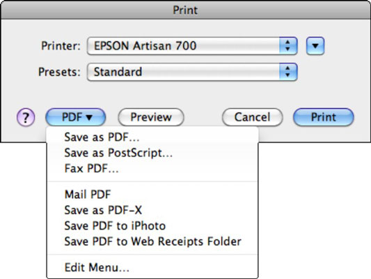 Office 2011 for Mac：Word 中的打印選項