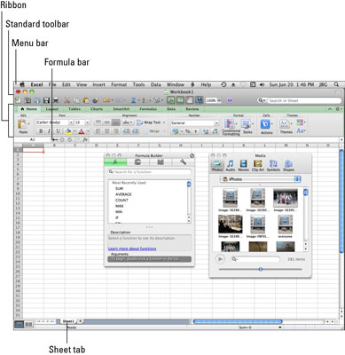 Mac용 Office 2011에서 Excel의 공통 인터페이스 사용