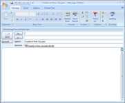 PowerPoint 2007 프레젠테이션을 전자 메일로 보내는 방법