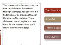 슬라이드에서 PowerPoint 2007 개체를 이동하는 방법