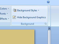 Come nascondere gli oggetti di sfondo in una diapositiva di PowerPoint 2007