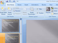 PowerPoint2007スライドで背景オブジェクトを非表示にする方法