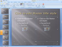 PowerPoint2007スライドで背景オブジェクトを非表示にする方法