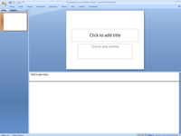 Come aggiungere note a una diapositiva di PowerPoint 2007