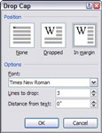 Come aggiungere un capolettera in Word 2007