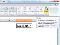 Come inserire simboli e caratteri speciali in Excel 2007