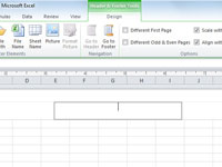 Aggiunta di unintestazione o un piè di pagina standard in Excel 2010