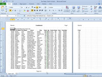 Aggiunta di un'intestazione o un piè di pagina standard in Excel 2010