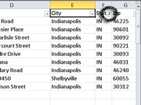 Cómo filtrar registros en una tabla de Excel 2010 con autofiltro