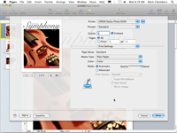 Como imprimir um documento do Mac Snow Leopard Pages