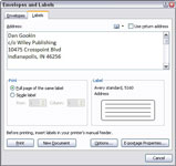 Como criar etiquetas com mala direta no Word 2007