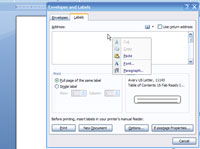 Como criar etiquetas com mala direta no Word 2007