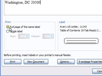 Cómo crear etiquetas con combinación de correspondencia en Word 2007