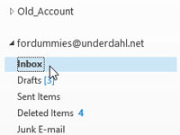 Outlook2013で新しいメールフォルダを作成する方法