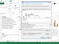 Come aggiungere una firma digitale alle cartelle di lavoro di Excel 2013