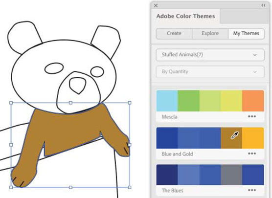 Illustrator CC Guias de cores e temas de cores