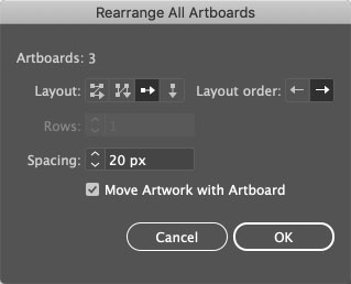 Cách triển khai Artboards trong Illustrator CC