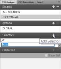 Come definire gli stili con il selettore di tag in Dreamweaver