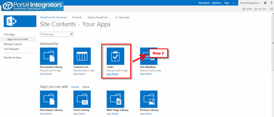 Come creare elenchi di attività con visualizzazione diagramma di Gantt in SharePoint 2013