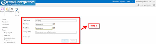 Come creare elenchi di attività con visualizzazione diagramma di Gantt in SharePoint 2013