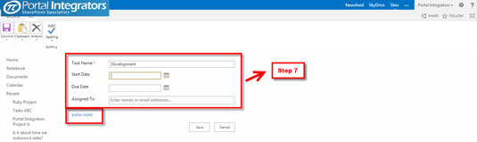 Come creare elenchi di attività con visualizzazione diagramma di Gantt in SharePoint 2013