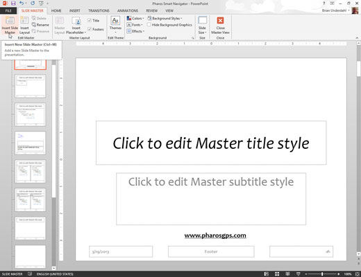 So erstellen Sie einen neuen Folienmaster in PowerPoint 2013