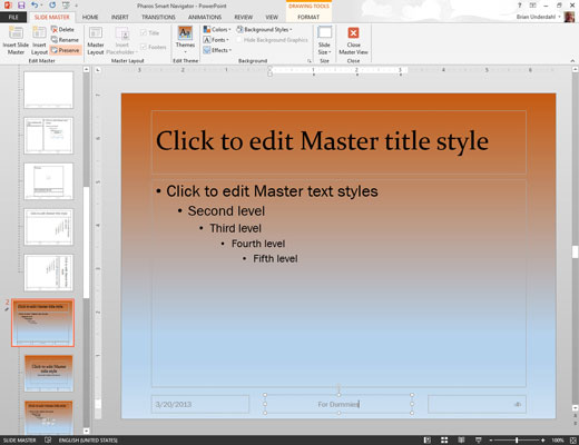 So erstellen Sie einen neuen Folienmaster in PowerPoint 2013