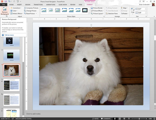 PowerPoint2013で画像の背景を削除する方法